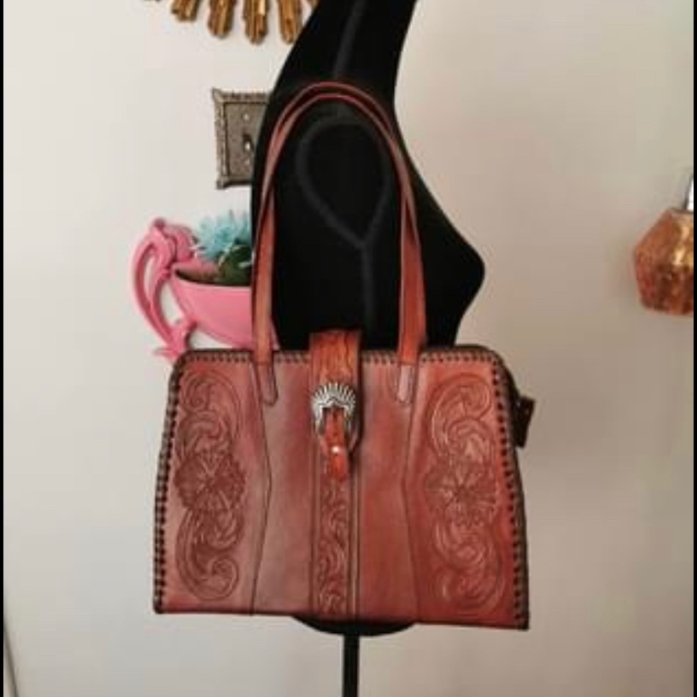 Tooled purse